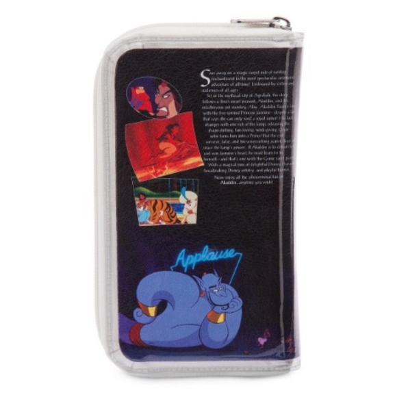 NWT Aladdin Disney Parks VHS Zipper Wallet - Picture 4 of 5
